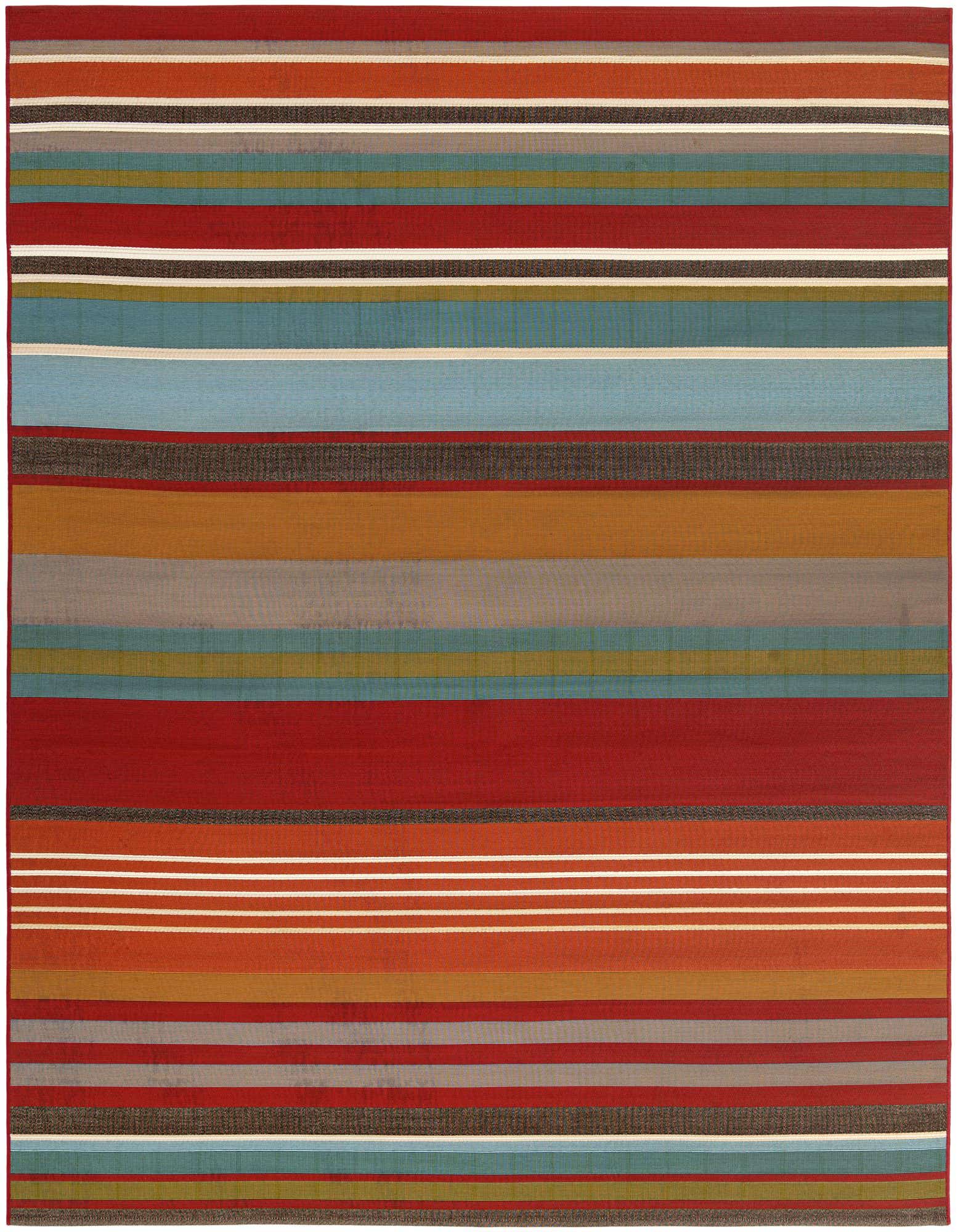 7' 10 x 10' Easy-Clean Modern Indoor / Outdoor Rug