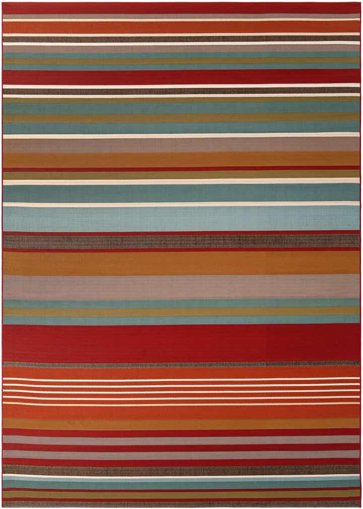9' x 12' Easy-Clean Modern Indoor / Outdoor Rug