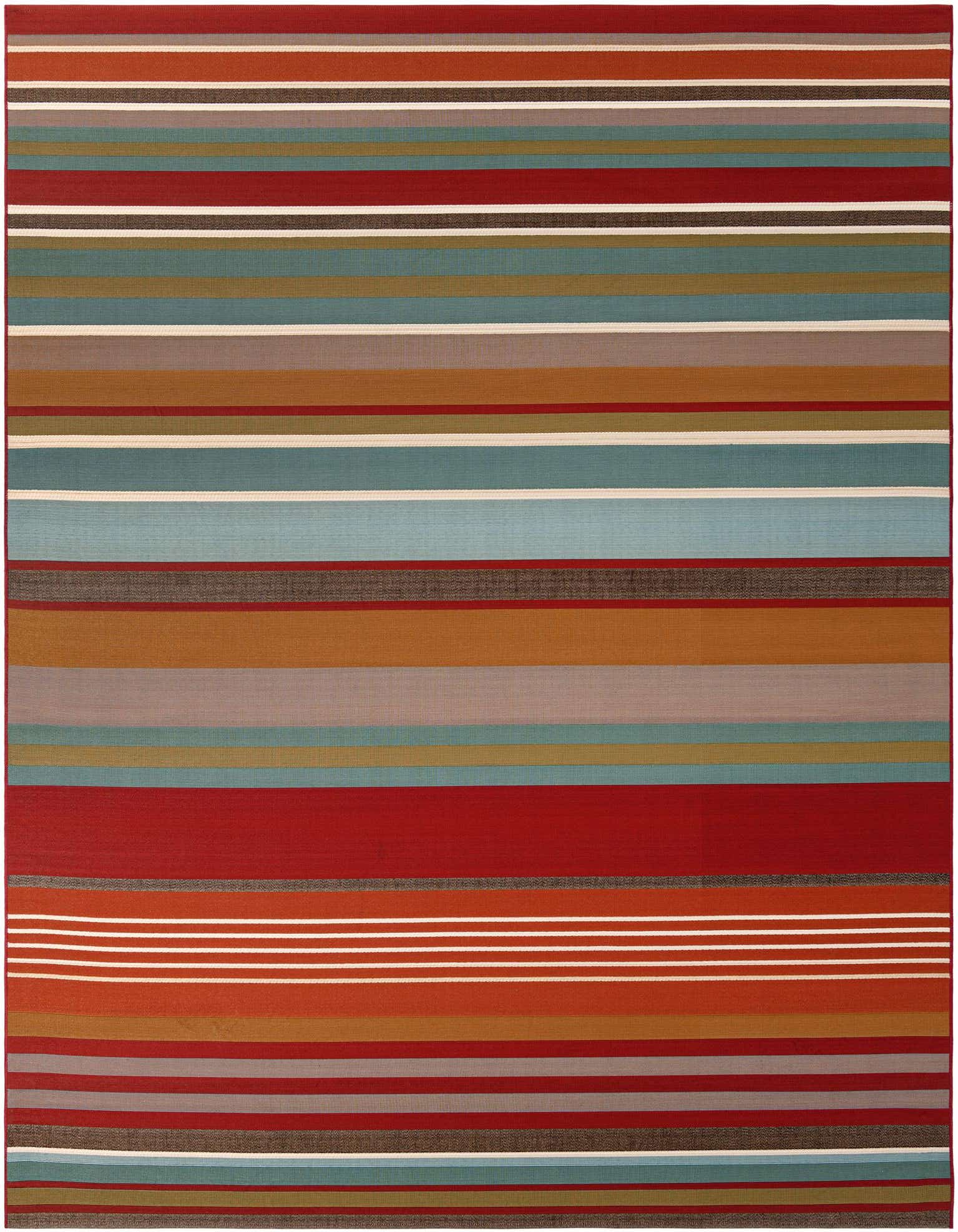 9' x 12' Easy-Clean Modern Indoor / Outdoor Rug