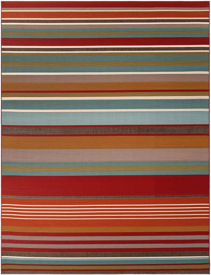 9' x 12' Easy-Clean Modern Indoor / Outdoor Rug