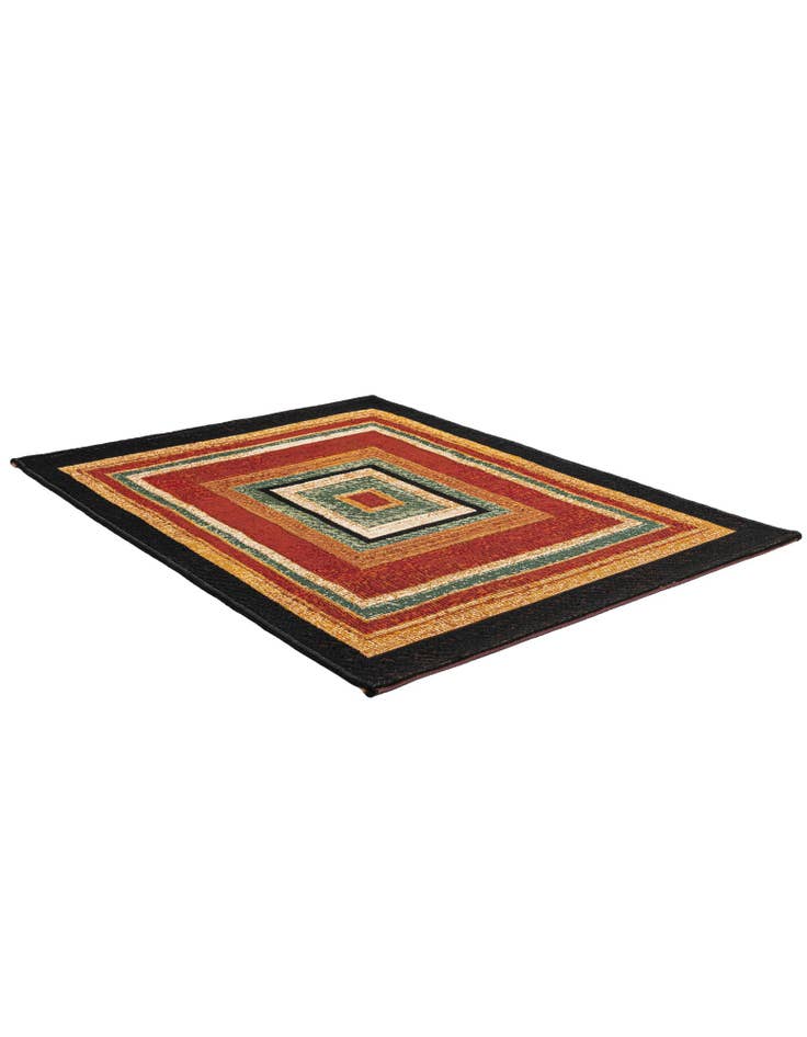 Detail image of 2' x 3' Easy-Clean Modern Indoor / Outdoor Rug