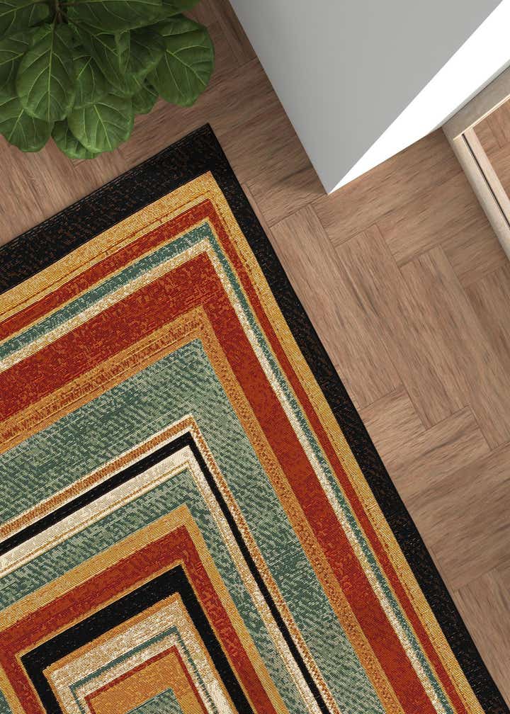2' x 3' Easy-Clean Modern Indoor / Outdoor Rug