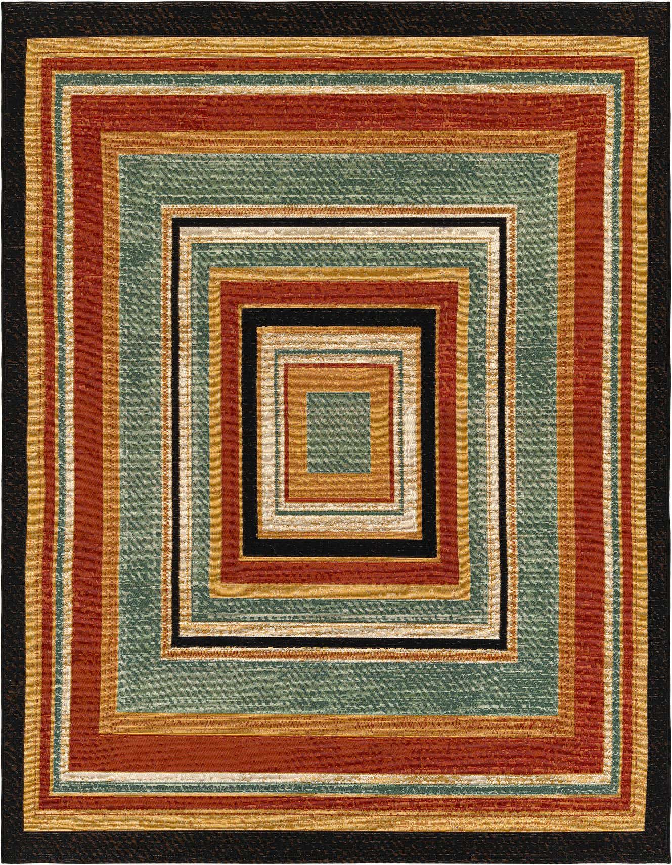 5' 3 x 8' Easy-Clean Modern Indoor / Outdoor Rug