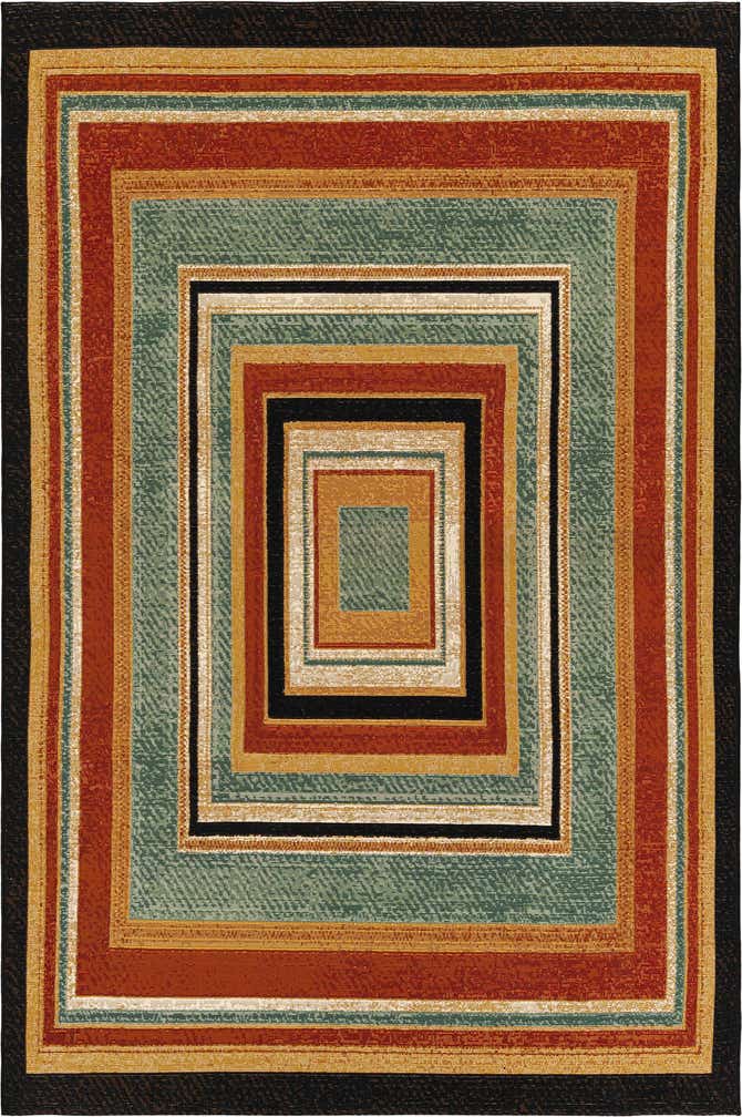 5' 3 x 8' Easy-Clean Modern Indoor / Outdoor Rug