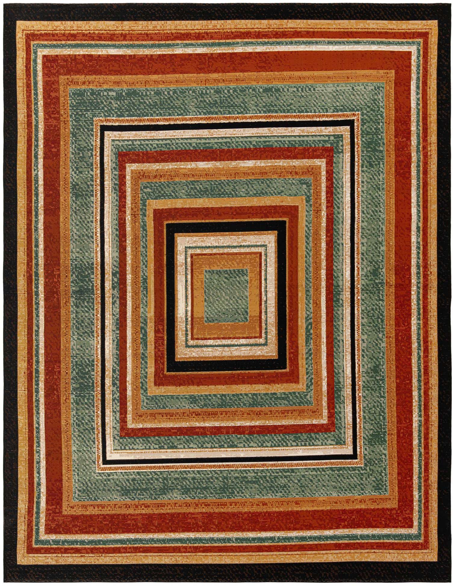 9' x 12' Easy-Clean Modern Indoor / Outdoor Rug