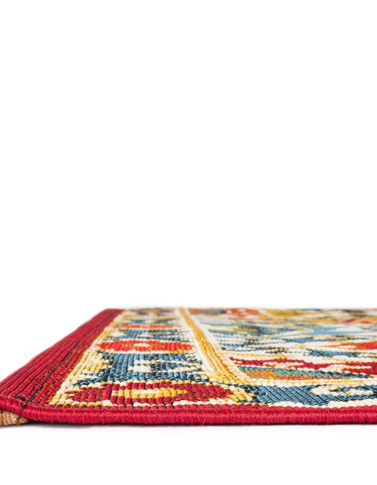 Detail image of 4' x 6' Easy-Clean Modern Indoor / Outdoor Rug