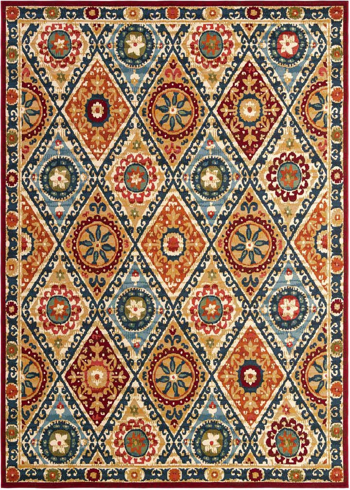 7' 10 x 10' Easy-Clean Modern Indoor / Outdoor Rug