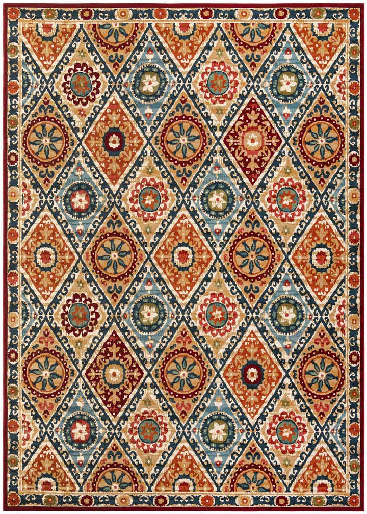 9' x 12' Easy-Clean Modern Indoor / Outdoor Rug