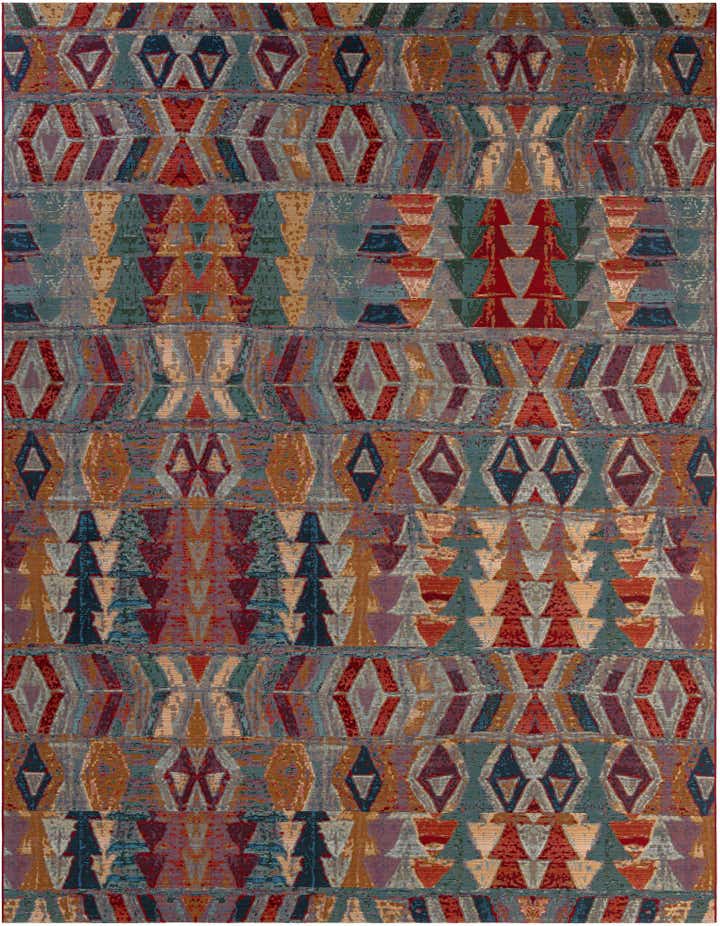 10' x 13' Easy-Clean Modern Indoor / Outdoor Rug
