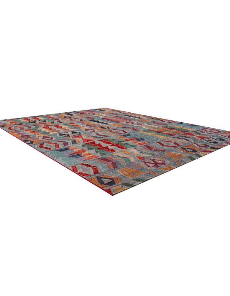 Detail image of 10' x 13' Easy-Clean Modern Indoor / Outdoor Rug