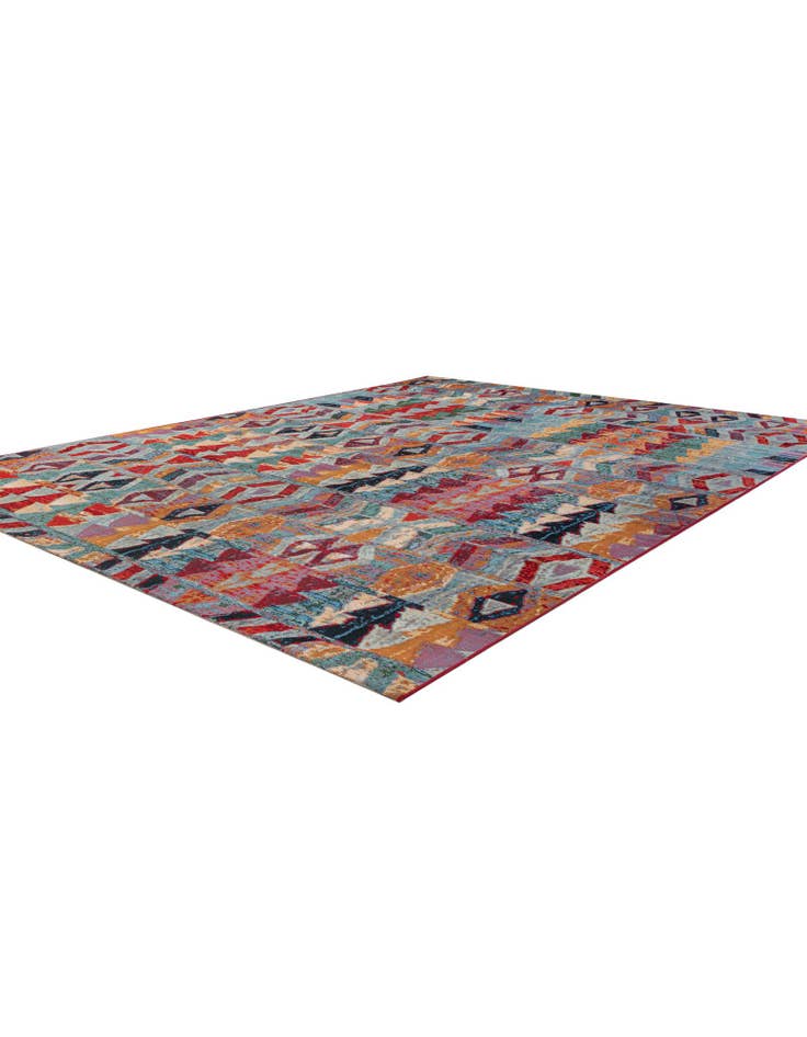 Detail image of 10' x 13' Easy-Clean Modern Indoor / Outdoor Rug