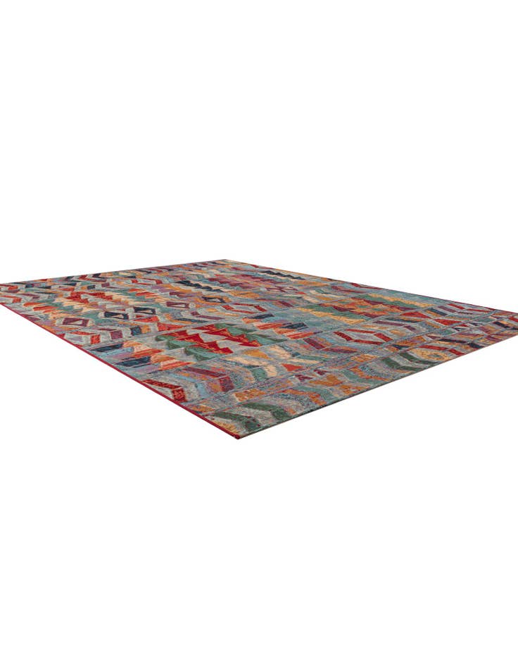 Detail image of 9' x 12' Easy-Clean Modern Indoor / Outdoor Rug