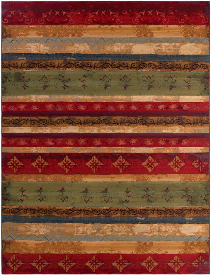 10' x 13' Easy-Clean Modern Indoor / Outdoor Rug