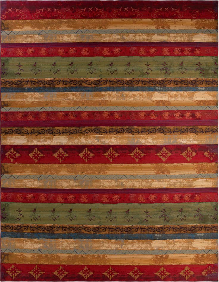 Detail image of 12' x 16' Easy-Clean Modern Indoor / Outdoor Rug