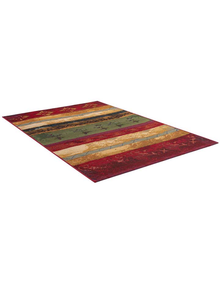3' 3 x 5' 3 Easy-Clean Modern Indoor / Outdoor Rug