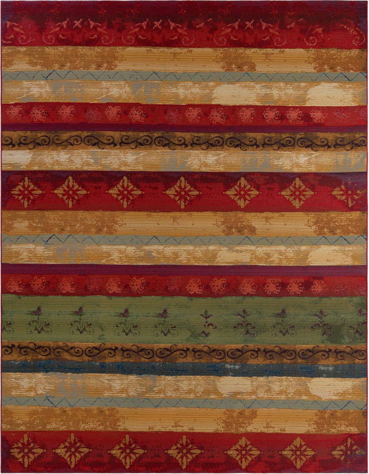 Detail image of 9' x 12' Easy-Clean Modern Indoor / Outdoor Rug