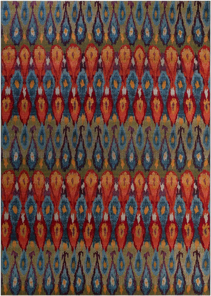 10' x 13' Easy-Clean Modern Indoor / Outdoor Rug