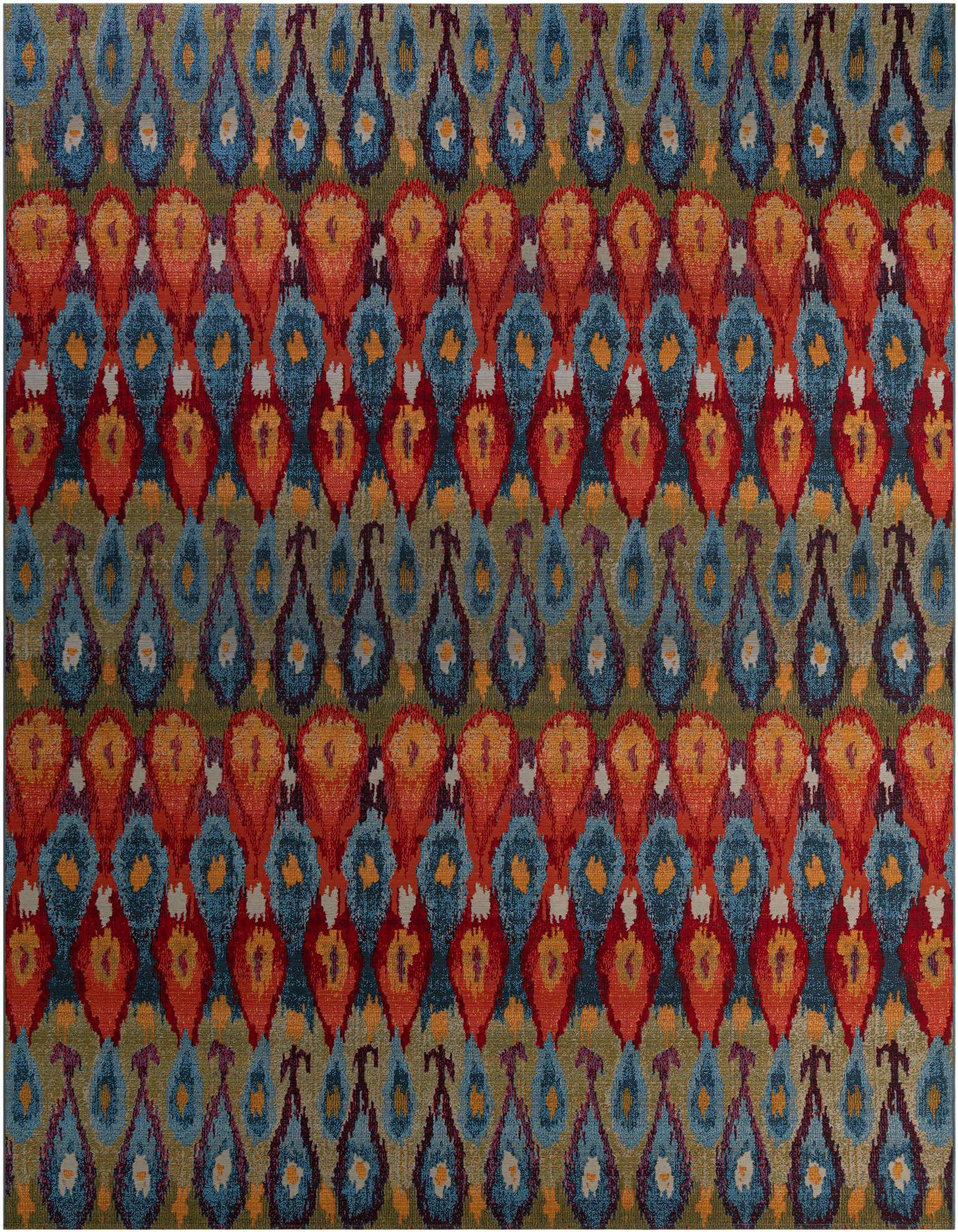 10' x 13' Easy-Clean Modern Indoor / Outdoor Rug