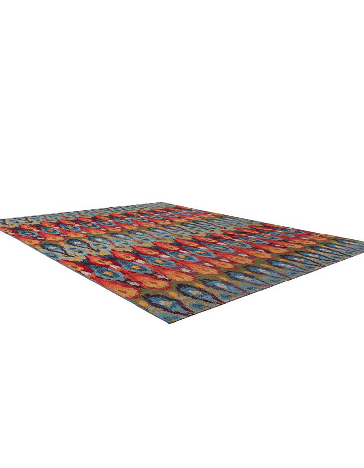 Detail image of 9' x 12' Easy-Clean Modern Indoor / Outdoor Rug