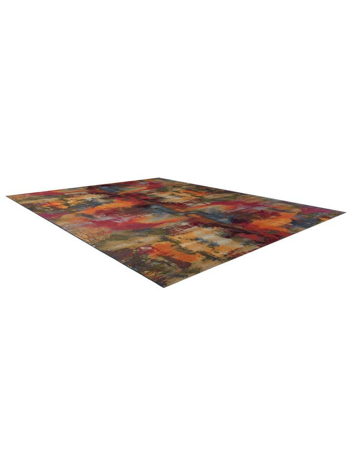 10' x 13' Easy-Clean Modern Indoor / Outdoor Rug