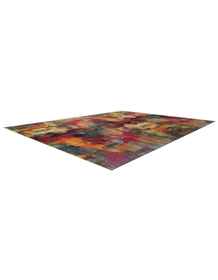 Detail image of 10' x 13' Easy-Clean Modern Indoor / Outdoor Rug