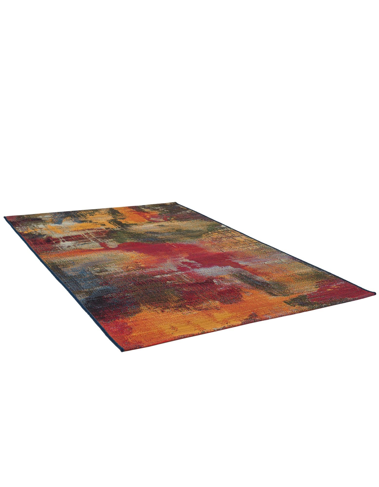 3' 3 x 5' 3 Easy-Clean Modern Indoor / Outdoor Rug