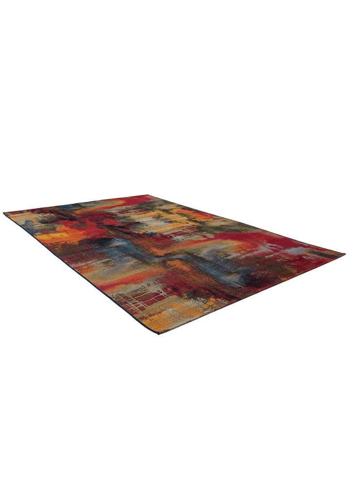 6' x 9' Easy-Clean Modern Indoor / Outdoor Rug