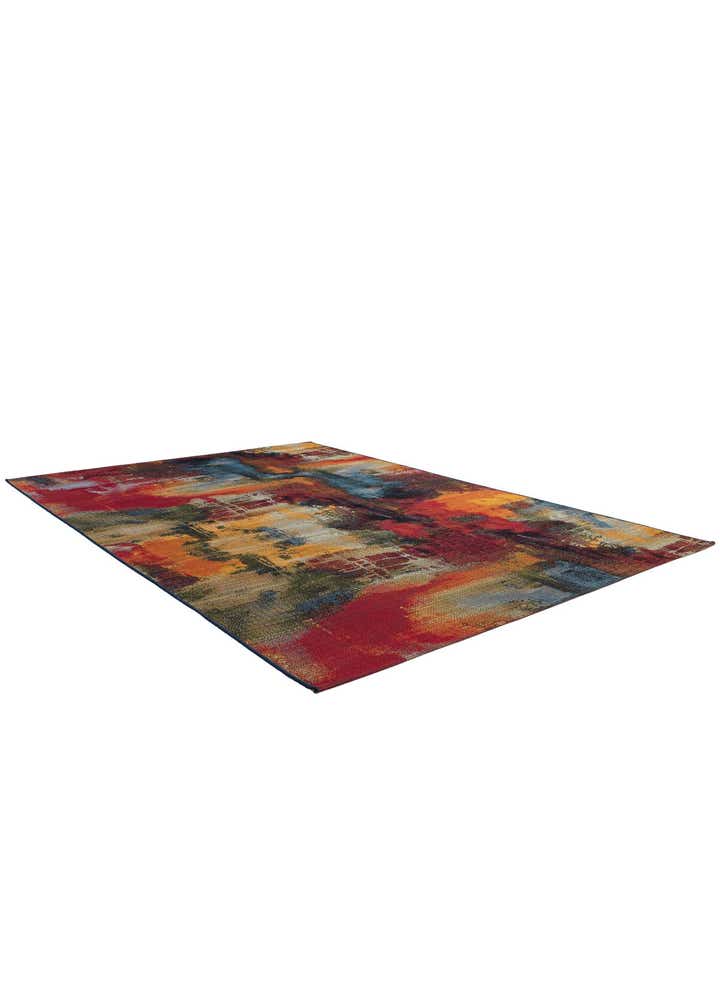 6' x 9' Easy-Clean Modern Indoor / Outdoor Rug