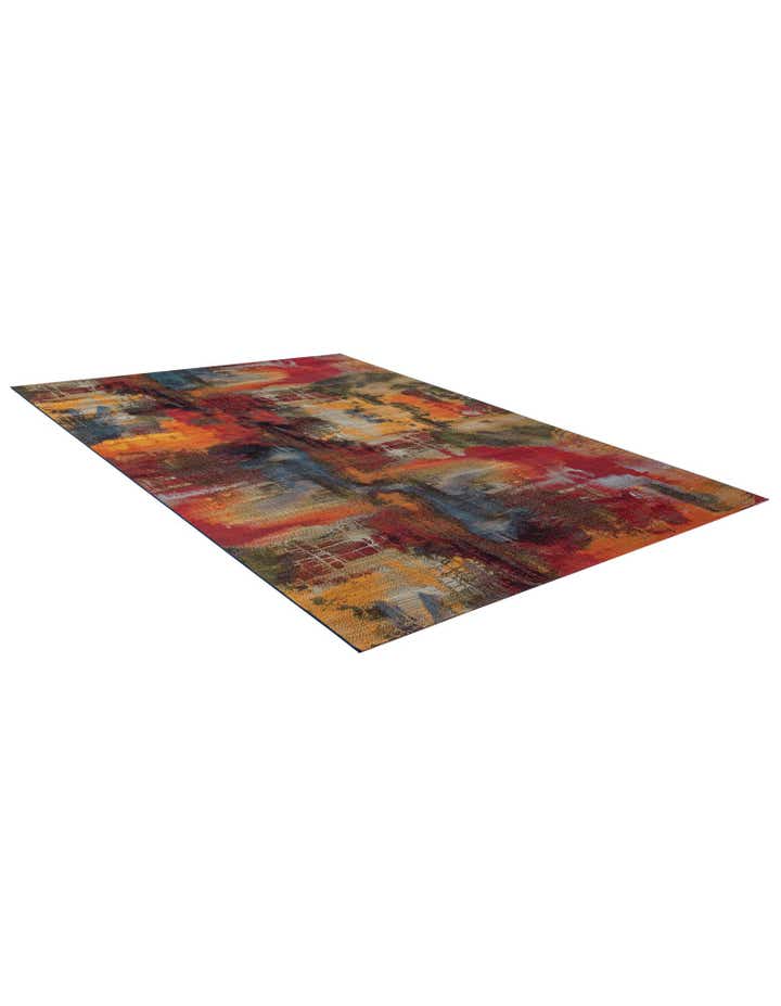 7' x 10' Easy-Clean Modern Indoor / Outdoor Rug