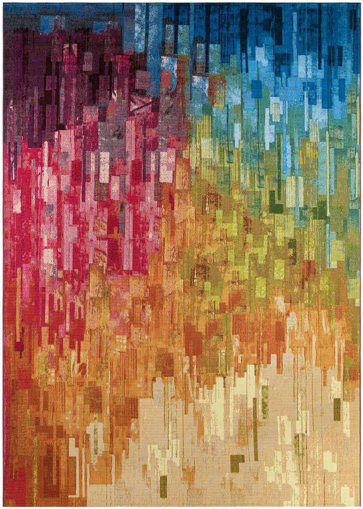 10' x 14' Easy-Clean Modern Indoor / Outdoor Rug
