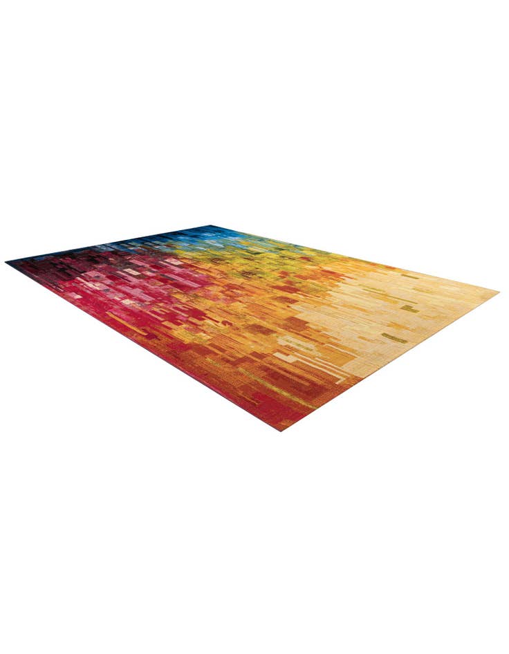 Detail image of 10' x 14'  Washable Modern Indoor / Outdoor Rug