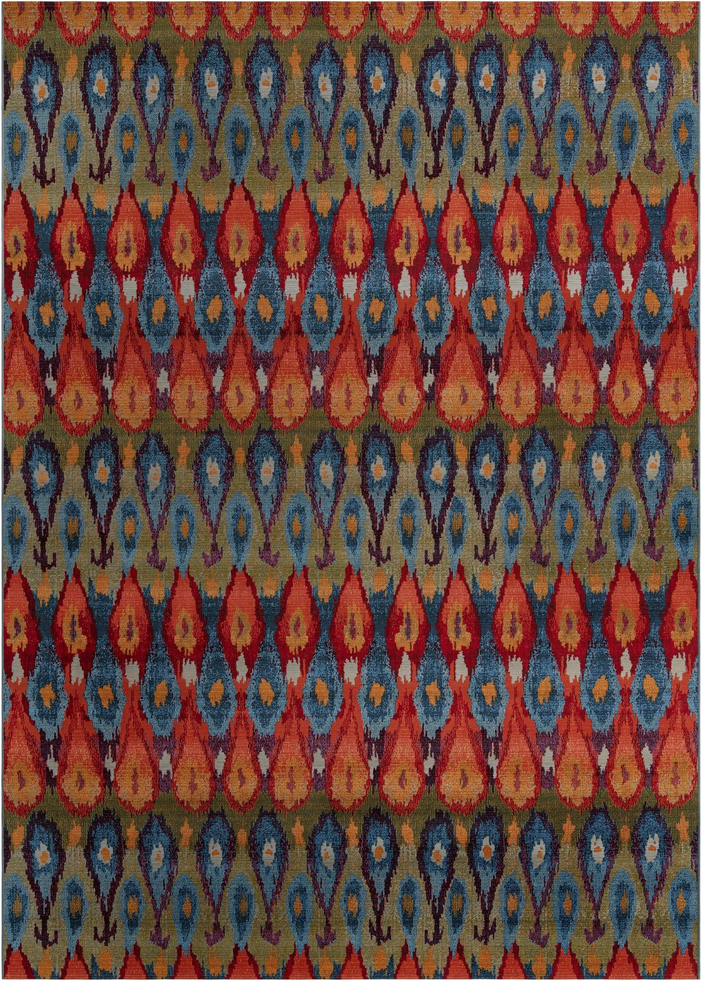 Primary image 10' x 14'  Washable Modern Indoor / Outdoor Rug