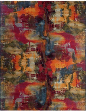 10' x 13' Easy-Clean Modern Indoor / Outdoor Rug