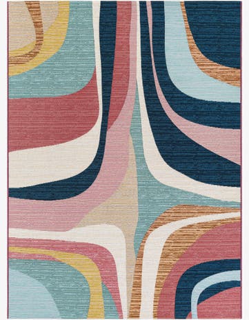 Easy-Clean Modern Indoor / Outdoor Rug