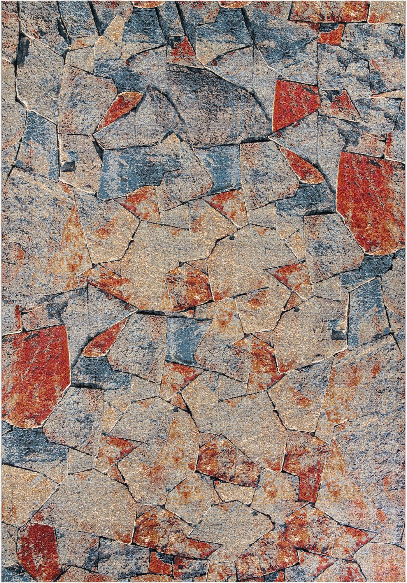 Primary image 10' x 14'  Washable Modern Indoor / Outdoor Rug