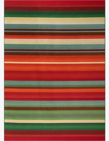 7' 10 x 11' Easy-Clean Modern Indoor / Outdoor Rug