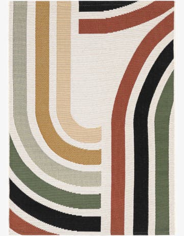 Easy-Clean Modern Indoor / Outdoor Rug