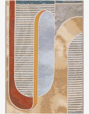 Easy-Clean Modern Indoor / Outdoor Rug