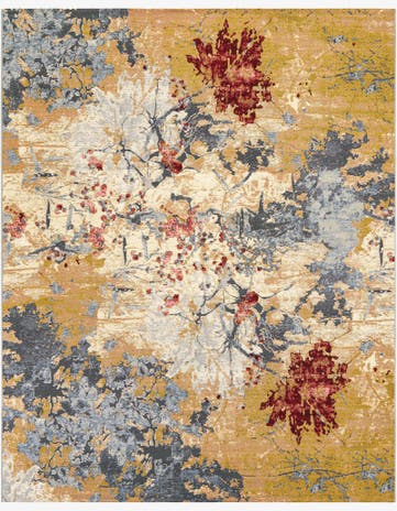 7' 10 x 10' Easy-Clean Modern Indoor / Outdoor Rug