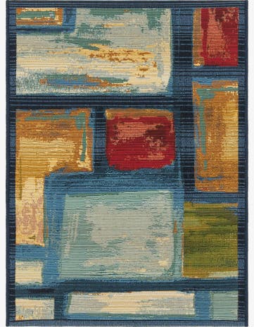 Easy-Clean Modern Indoor / Outdoor Rug