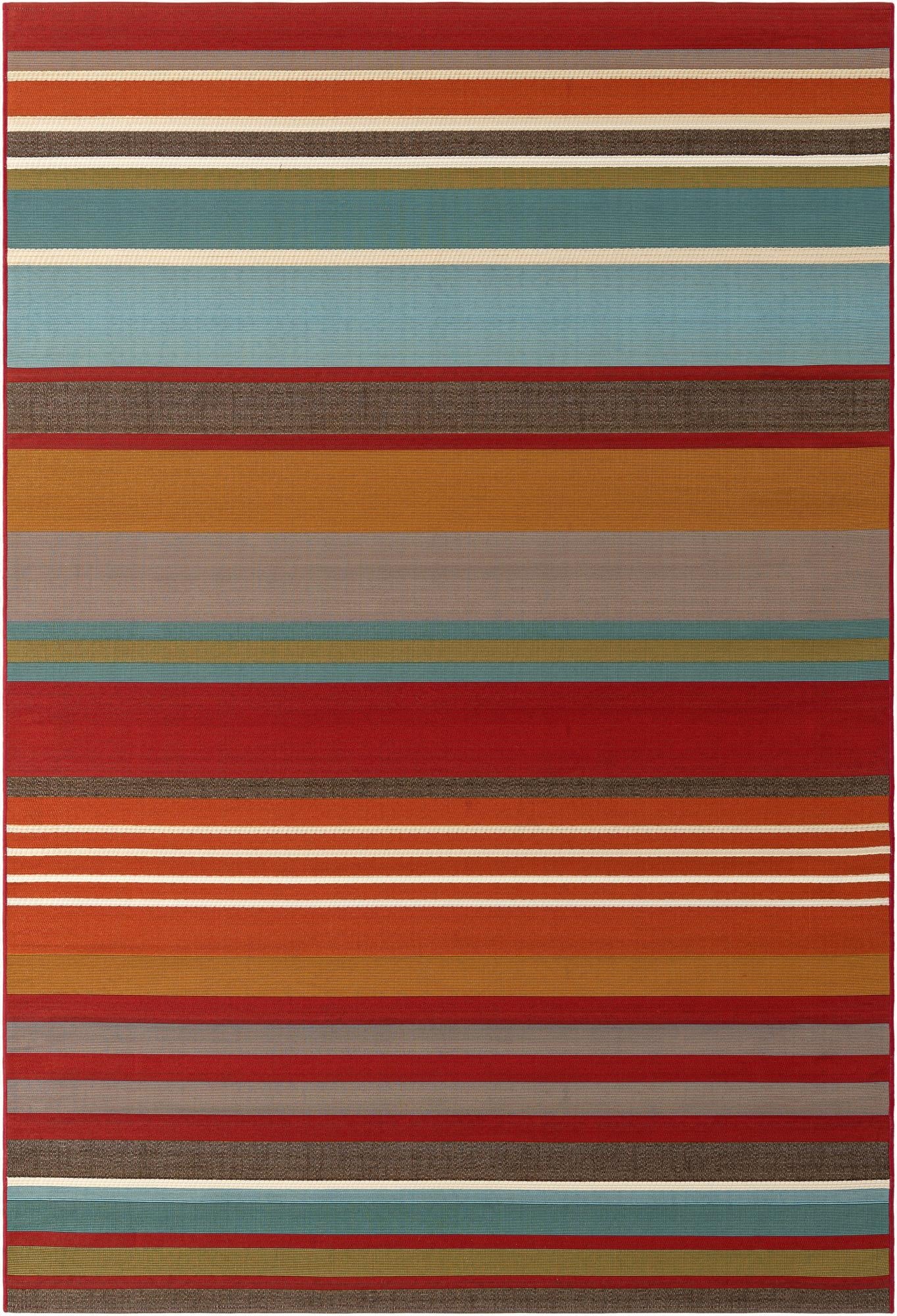 6' x 9'  Washable Modern Indoor / Outdoor Rug
