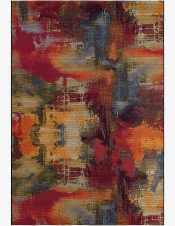 6' x 9' Easy-Clean Modern Indoor / Outdoor Rug