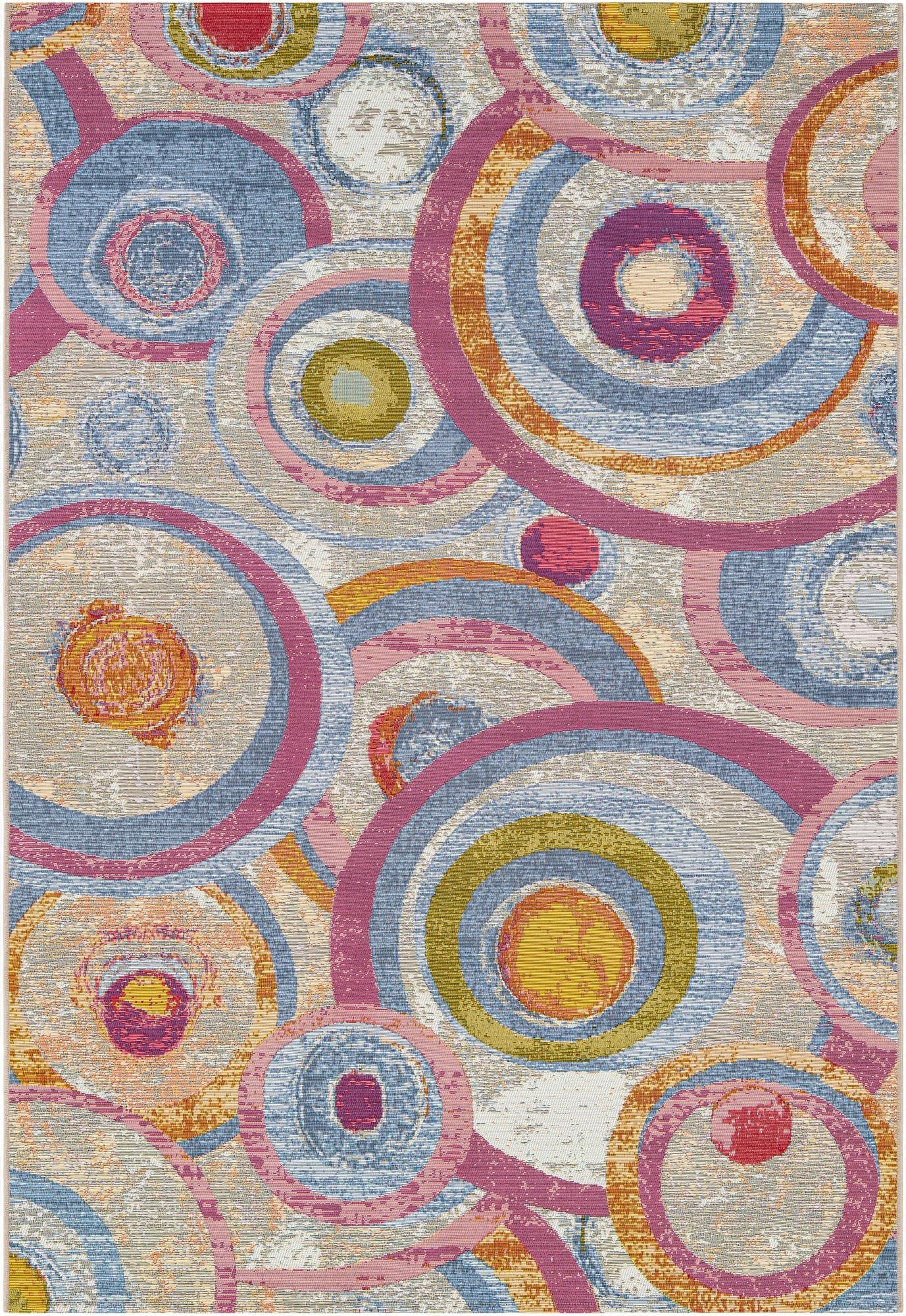 6' x 9'  Washable Modern Indoor / Outdoor Rug