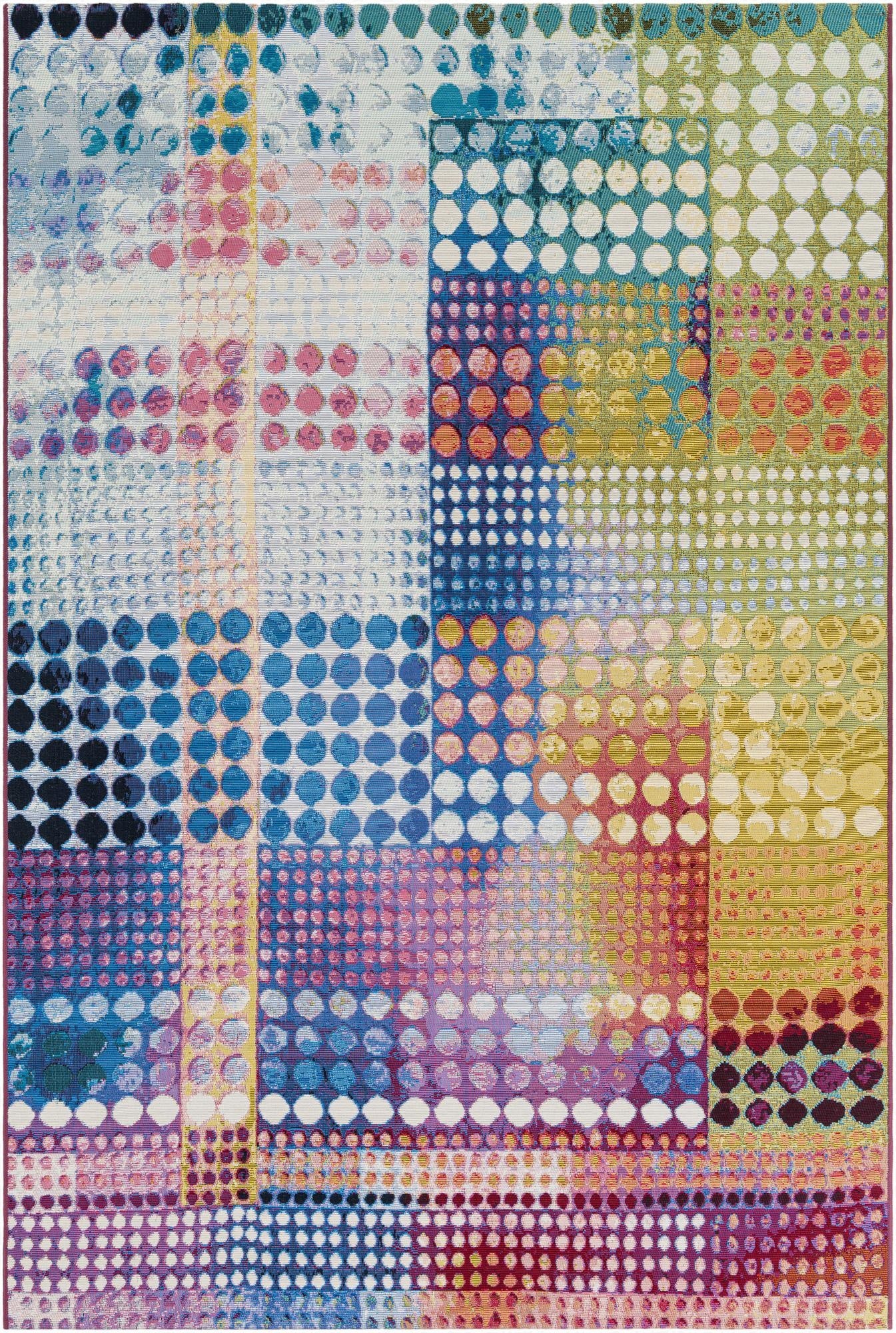 5' x 8'  Washable Modern Indoor / Outdoor Rug