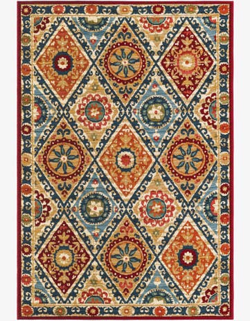 Easy-Clean Modern Indoor / Outdoor Rug