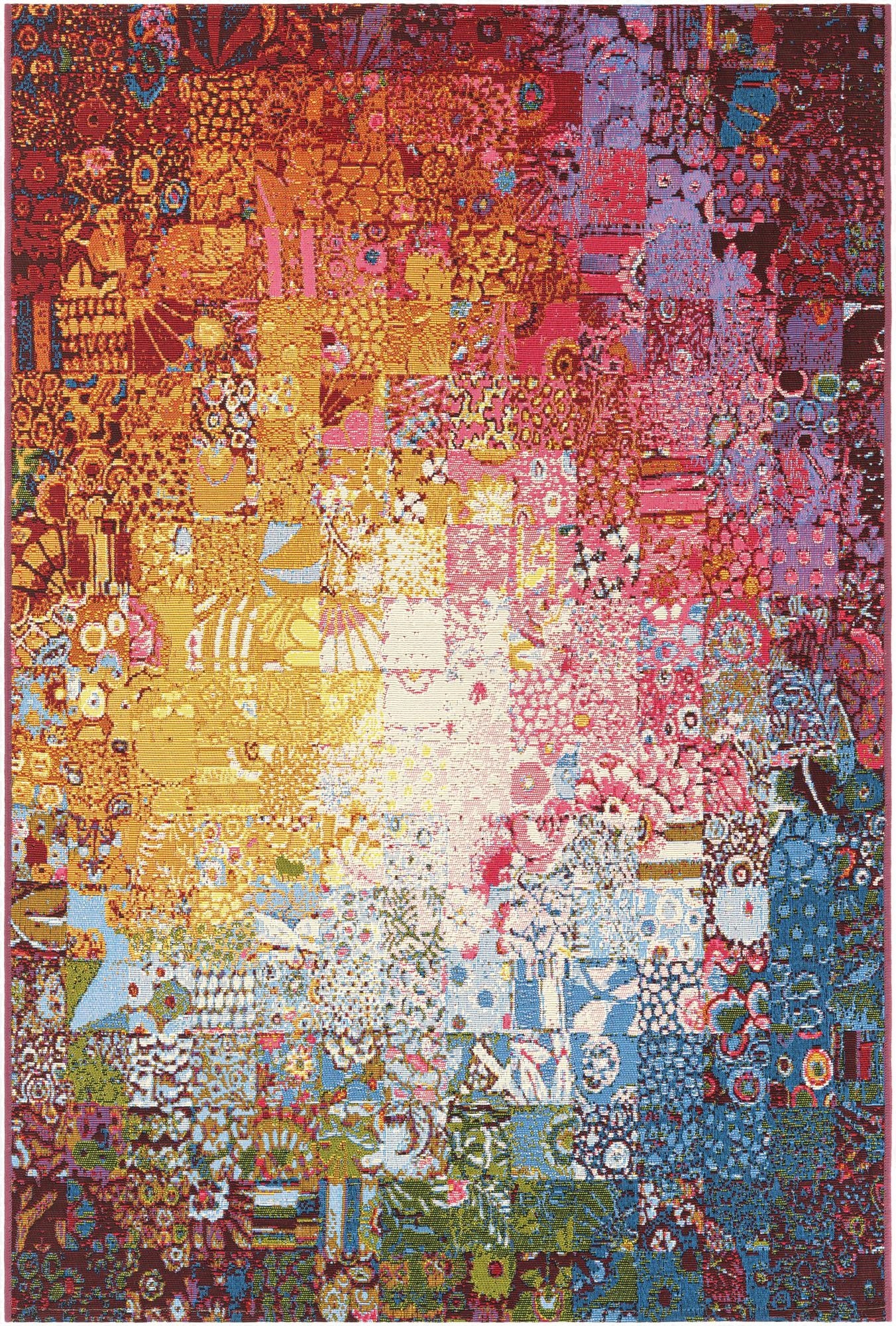 4' x 6'  Washable Modern Indoor / Outdoor Rug