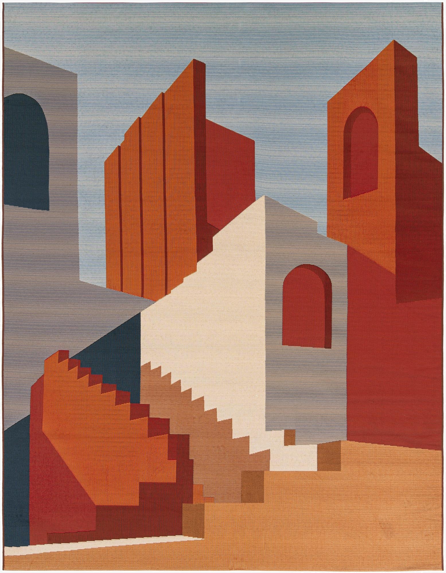 7' 10 x 10'  Washable Modern Indoor / Outdoor Rug