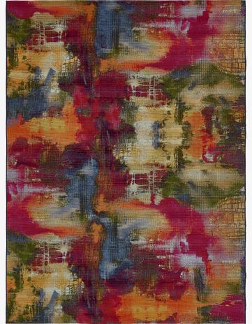 8' x 11' 4 Easy-Clean Modern Indoor / Outdoor Rug