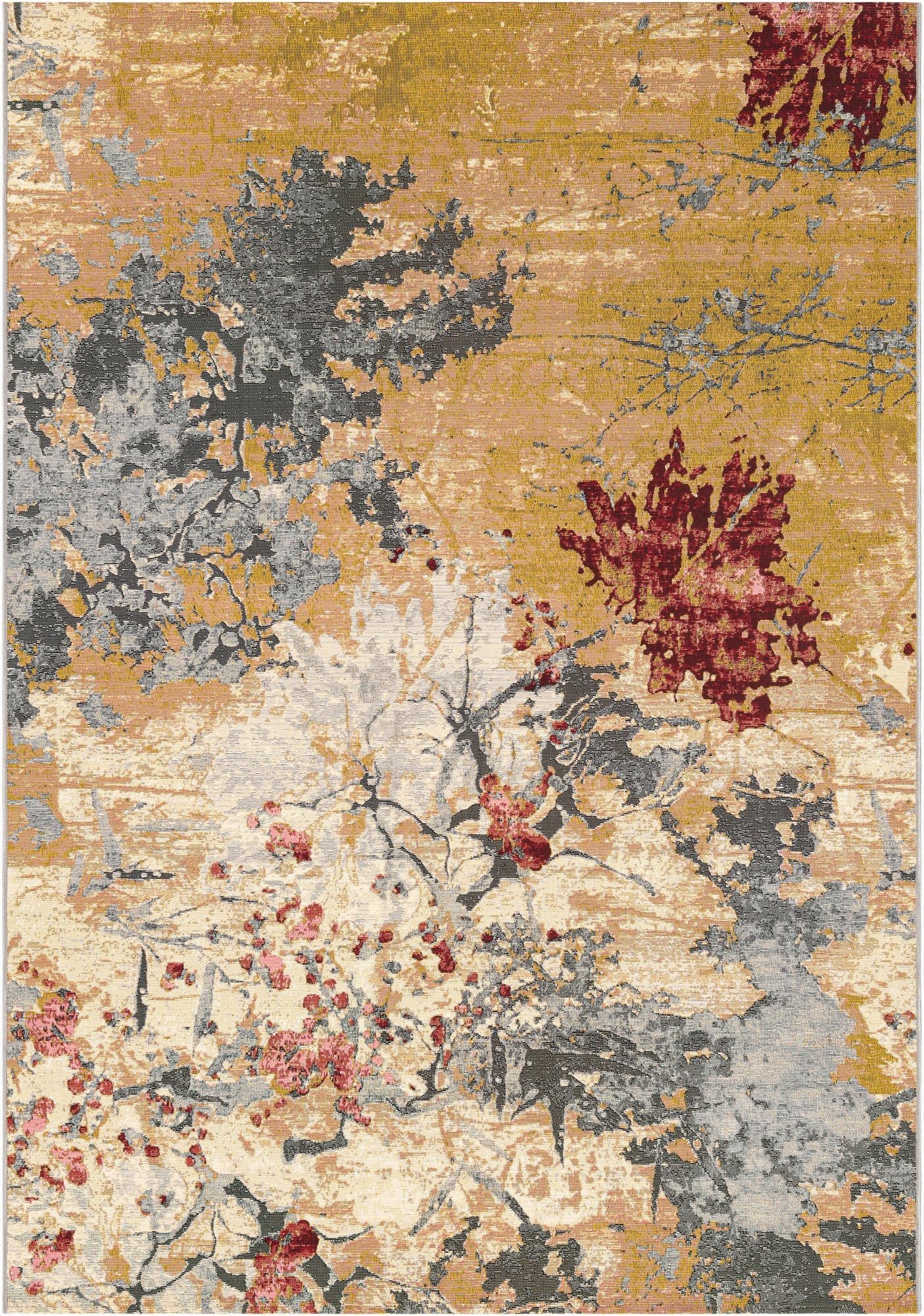 6' x 9'  Washable Modern Indoor / Outdoor Rug