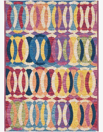 2' x 3' Easy-Clean Modern Indoor / Outdoor Rug